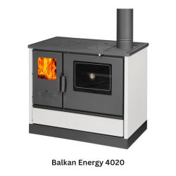 Fatüzelésű tűzhely Balkan Energy 4020 fehér